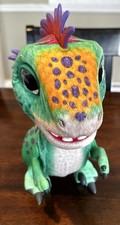 Hasbro FurReal Munchin T-Rex Baby Interactive Dinosaur Green WORKS No Food 12"