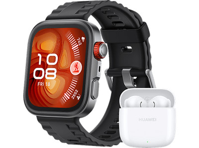 Huawei Fit 4 Pro + Freebuds SE 2 Smartwatch Black (130-210 mm) Fluorelastomer