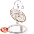 HARPPA Beige Electric Baby Swing Newborn 180 Rotation