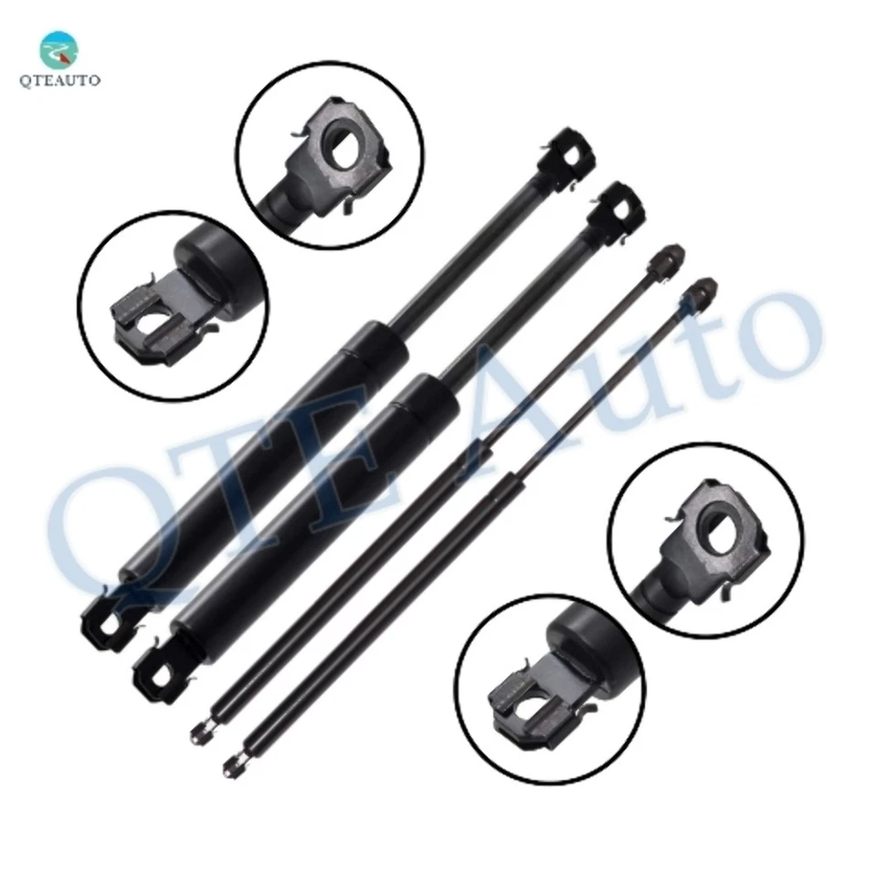 Комплект из 4 подъемных опор для переднего капота задней крышки багажника для седана 1985 Oldsmobile 98 4 двери - Изображение 2 из 4