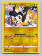 Emolga 057/203 Common Evolving Skies Pokemon Reverse Holo Near Mint