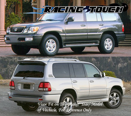For Lexus LX470 98 99 00 01 02 03 04 05 06 07 1998-2007 Window Visors Sun Guard - Picture 7 of 7