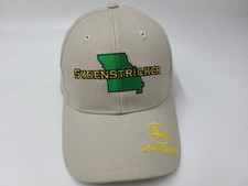 John Deere Sydenstricker Missouri Cary Francis Group Snapback Hat Cap Men Gray