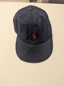 Polo Ralph Lauren INFANT Baby Size Baseball Hat Cap Blue Red Pony