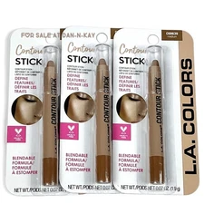 L.A. Colors Contour Stick C68639 ~ MEDIUM ~ Lot Of 3, New & Sealed