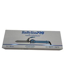 Babylisspro Nano Titanium Spring Curling Iron 19mm Blue No3918 Vk Babylisspro Nano Titanium Spring Curling Iron 19mm Blue No3918 Vk