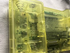 SNK Neogeo Pocket Color NGPC Slim Crystal Yellow Console & Free Game