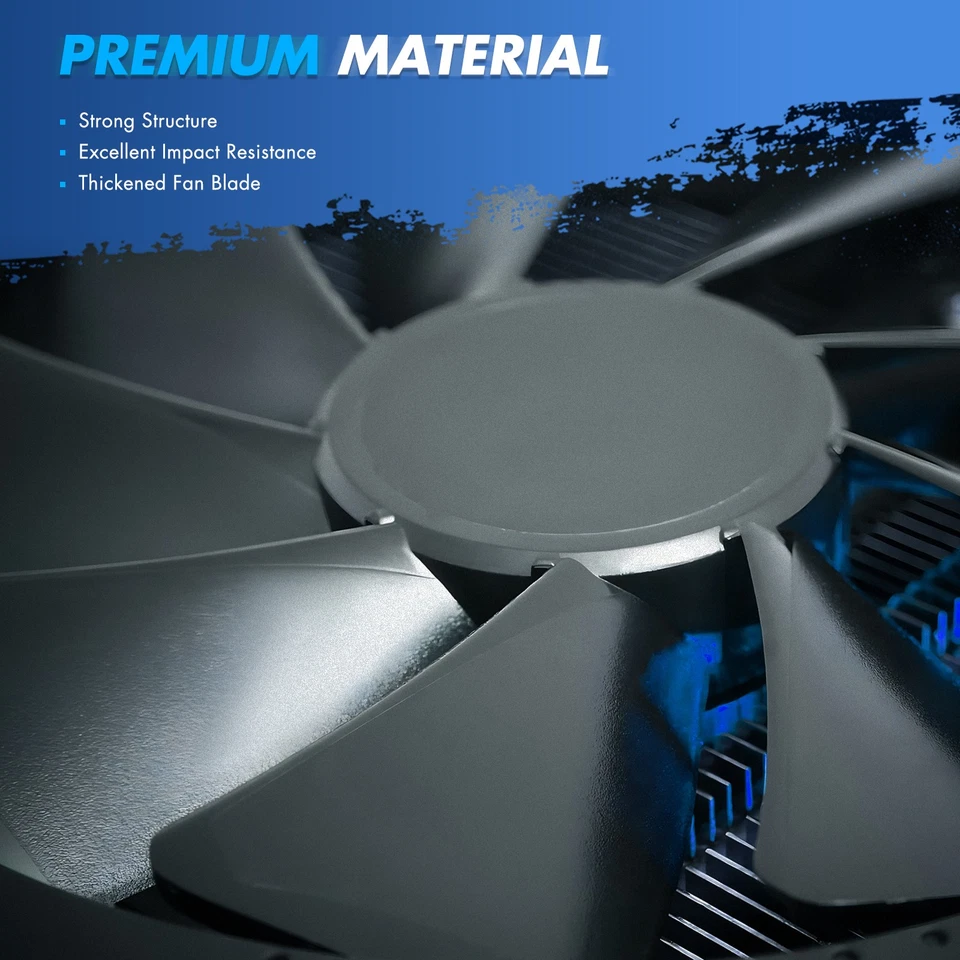 Conjunto de ventilador condensador radiador Toyota Camry 2012 2013 2014 2015 2016-2017 Foto 3 de 4