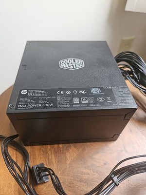 Cooler Master ATX 500W Power Supply 80 Plus For HP  Black