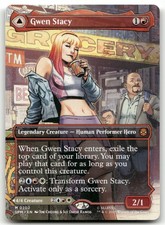 Gwen Stacy [Borderless Foil] #202 Prices | Magic Marvel Spider-Man