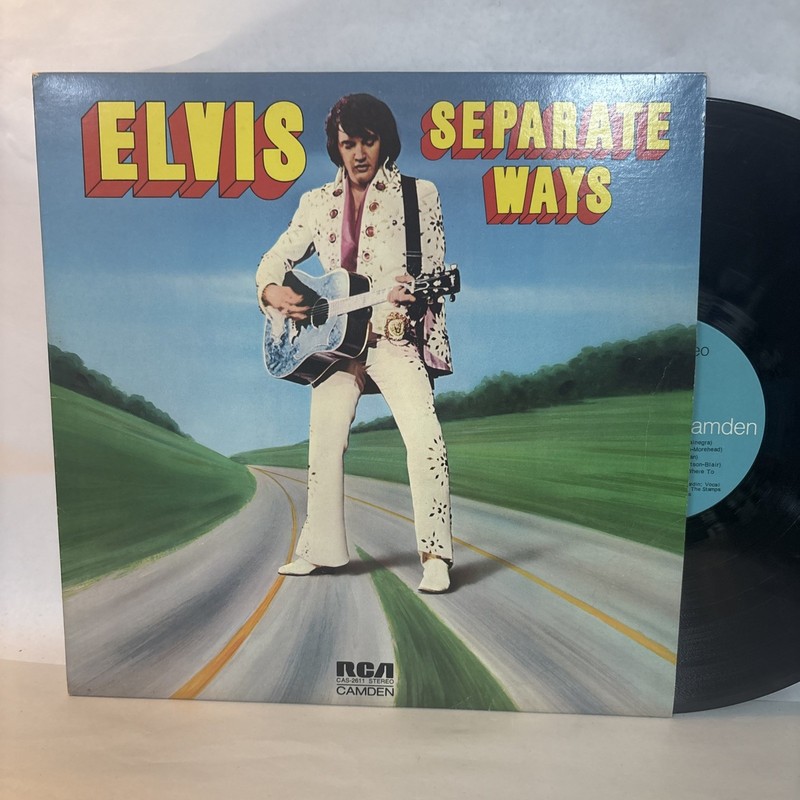 Elvis Presley Vintage  vinyl LP record titled "Separate Ways"  1972
