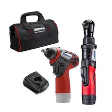 Acdelco 12v 38 Brushless Ratchet Impact Wrench Combo Kit Arw12103 K1