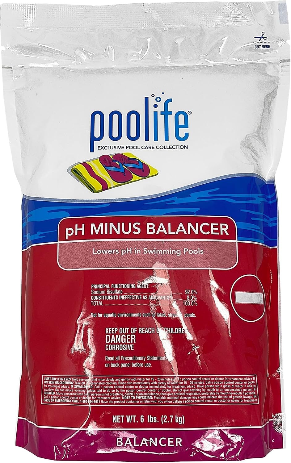 Poolife pH Minus 6 lbs (62115) - Granular Pool pH Reducer