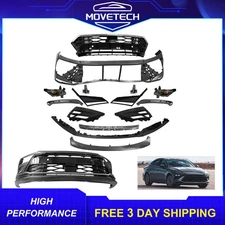 Fits 2024 25 Hyundai Sonata Hybrid SEL Front Bumper&Grille W/Fog Light Cover Kit