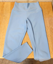 Alo Women's Yoga High-Waist Airlift Light Baby Blue Leggings Yoga Gym Run Size S