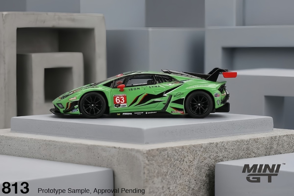 MINI GT 813 1/64 Lamborghini Huracan GT3 EVO2 #63 IMSA Daytona
