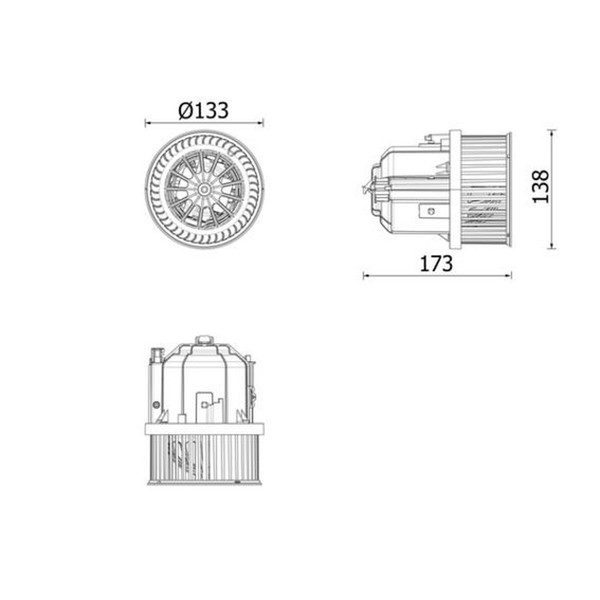 Mahle AB 337 000P InnenraumgebläSe-image