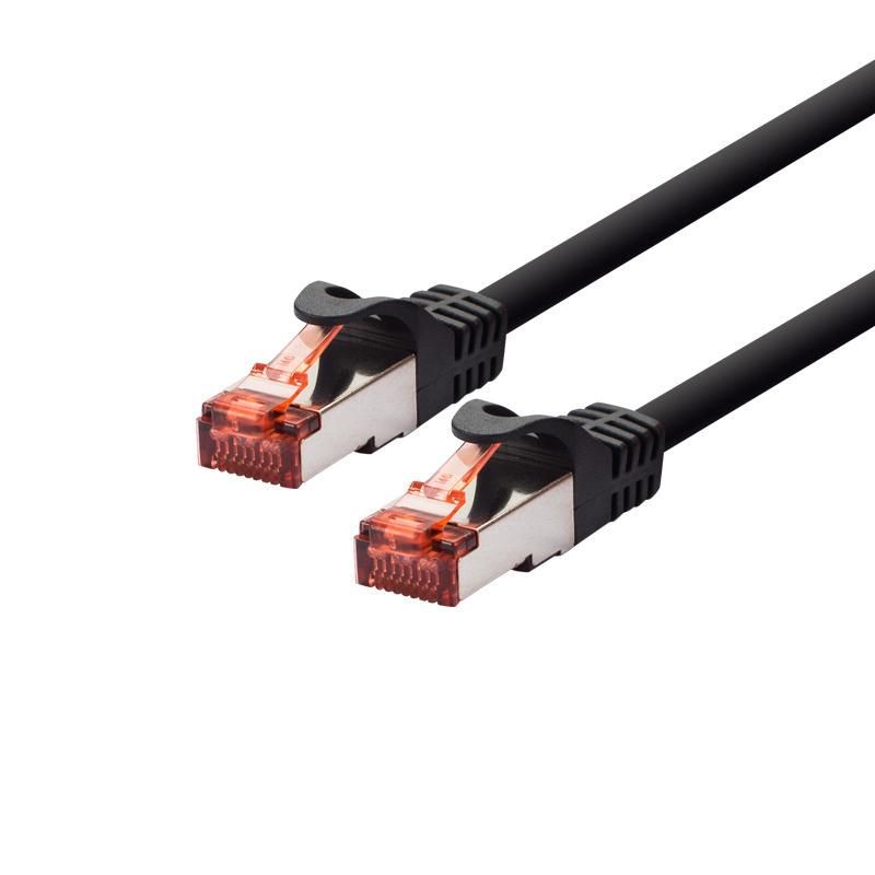 LOGON PROFESSIONAL TCF66F150BL Cat6 F/UTP Patch Cable 15m Black RJ45