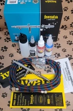 Iwata Dual Action Airbrush HP-BCS Bonus Value Set Air Brush Model ECL2002