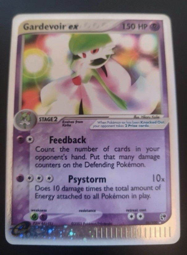 Pokemon Card-Gardevoir Ex-Ex SandStorm -Holo-96/100-ENG-Very Good