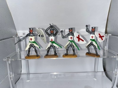 RARE Cherilea Crusader Knights Complete set all 4 different Torsos & 4 Leg poses