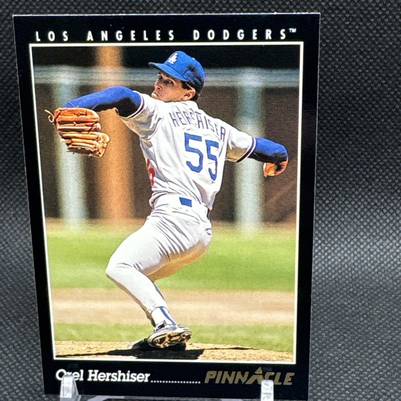 1992 Pinnacle - Orel Hershiser #319 Los Angeles Dodgers Pitcher