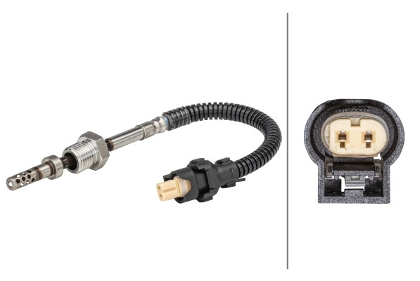 Sensor, Abgastemperatur Hella 6PT 358 181-221 MERCEDES-BENZ 0019052400-image