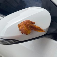 Roasted Chicken Wings 3D Car Exterior Decal,Vehicle Body Chicken Half Wings