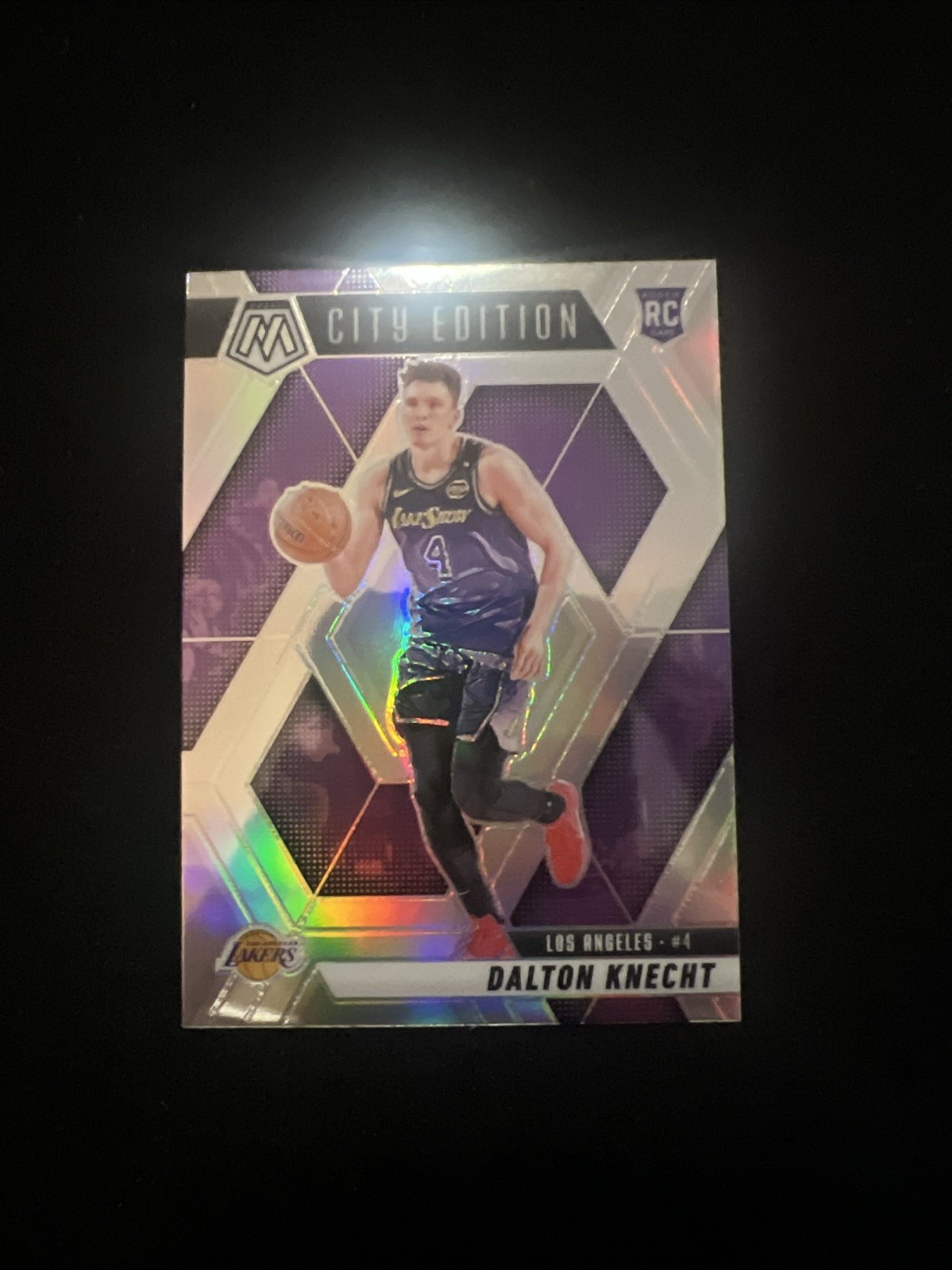 2024-25 Panini Mosaic City Edition Dalton Knecht #271 Silver Prizm (RC)