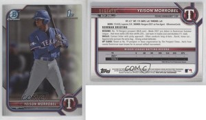 2022 Bowman Chrome Prospects Refractor /499 Yeison Morrobel #BCP-200