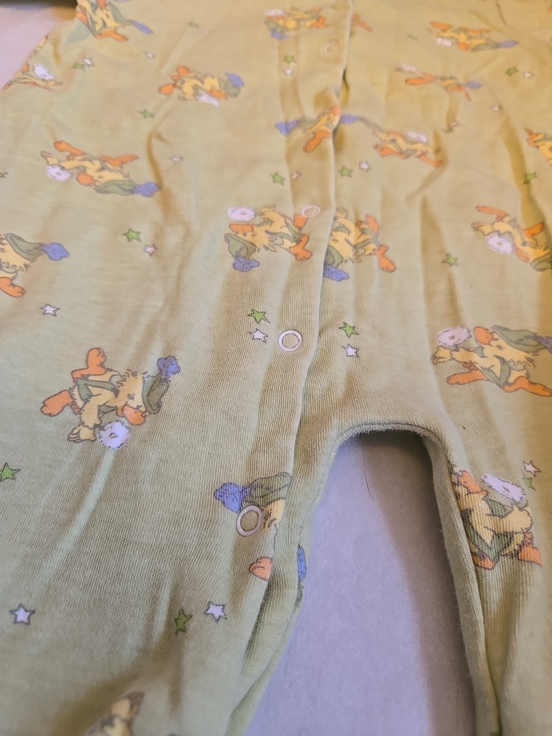 3-6 M Little Suzy's Zoo One Piece Romper Baby Outfit Vtg Y2k 90s/00s Duck