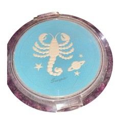Vintage 1940's ZIEGFELD ZODIAC GIRL Scorpio Powder Compact HUGE