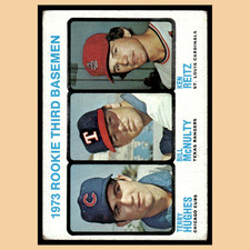 Terry Hughes Biill McNulty Ken Reitz Rookie #603 1973 Topps Baseball Card MLB EX. rookie card picture
