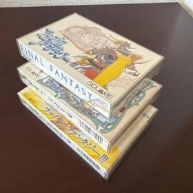 Complete Japanese Final Fantasy I II III 1 2 3 Nintendo Famicom NES NTSC-J Mint