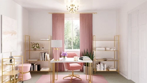 Quoizel QSF6783 Rosemary 3 Light 16"W Semi-Flush Bowl Ceiling - Black - Picture 3 of 12