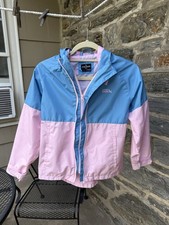Eddie Bauer Youth Rain Wind Breaker Jacket Size M 10/12 hooded