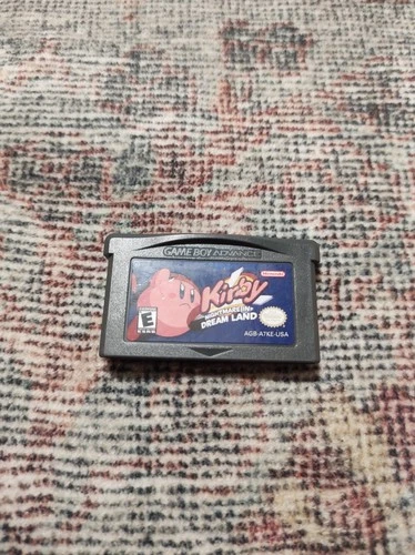 Authentic Kirby Nightmare in Dream Land Nintendo Game Boy Advance GBA 2002