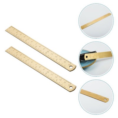 2 Pcs Lesezeichen-lineal Multifunktions-lineal Quiltlineal Herrscher Messen