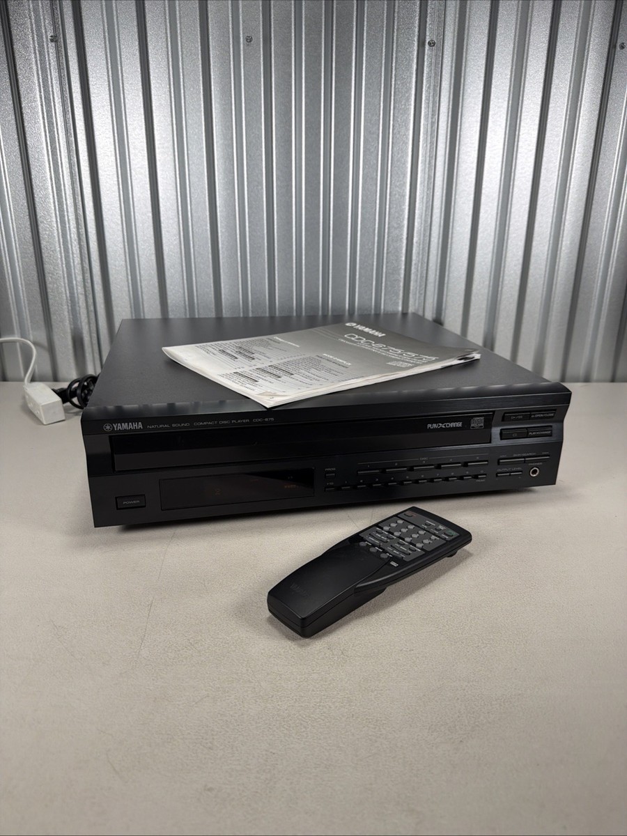 Yamaha CDC-675 5-Disc Changer CD Player, Optical Out w/ Remote