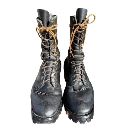 Hathorn Smoke Jumper Logger Work Boot Men size 9 A narrow - Picture 10 of 12