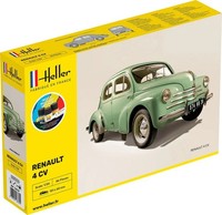 Heller - Starterset Mit Lack Und ZubehöR - Renault 4 CV - 1/24 - HEL56762