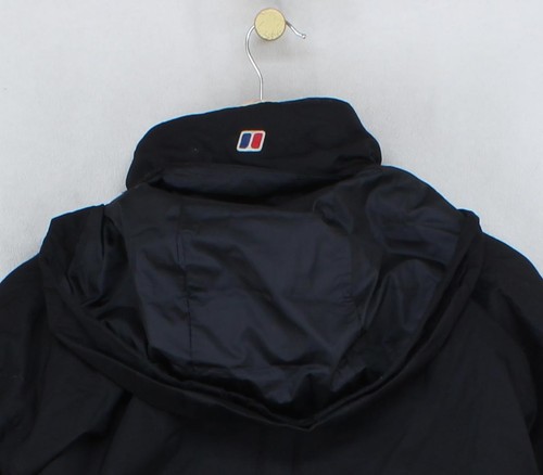 Berghaus AQ2 Waterproof Jacket Mens Size M Black Insulated Padded Hooded - Picture 10 of 15