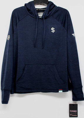 Fanatics Authentic Pro NHL Hoodie Women Sz L COOL CORE WICKING LIGHT WEIGHT NWT
