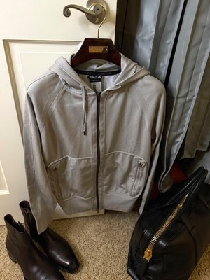 Best Dressed Ultra-Rare $3,000 w/Tax TOM FORD Grey Silk Blend Double Zip Hoodie