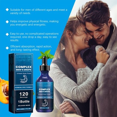 USA Complex Men's Drops Secret Drops for Strong Men,Male Nutritional Supplement