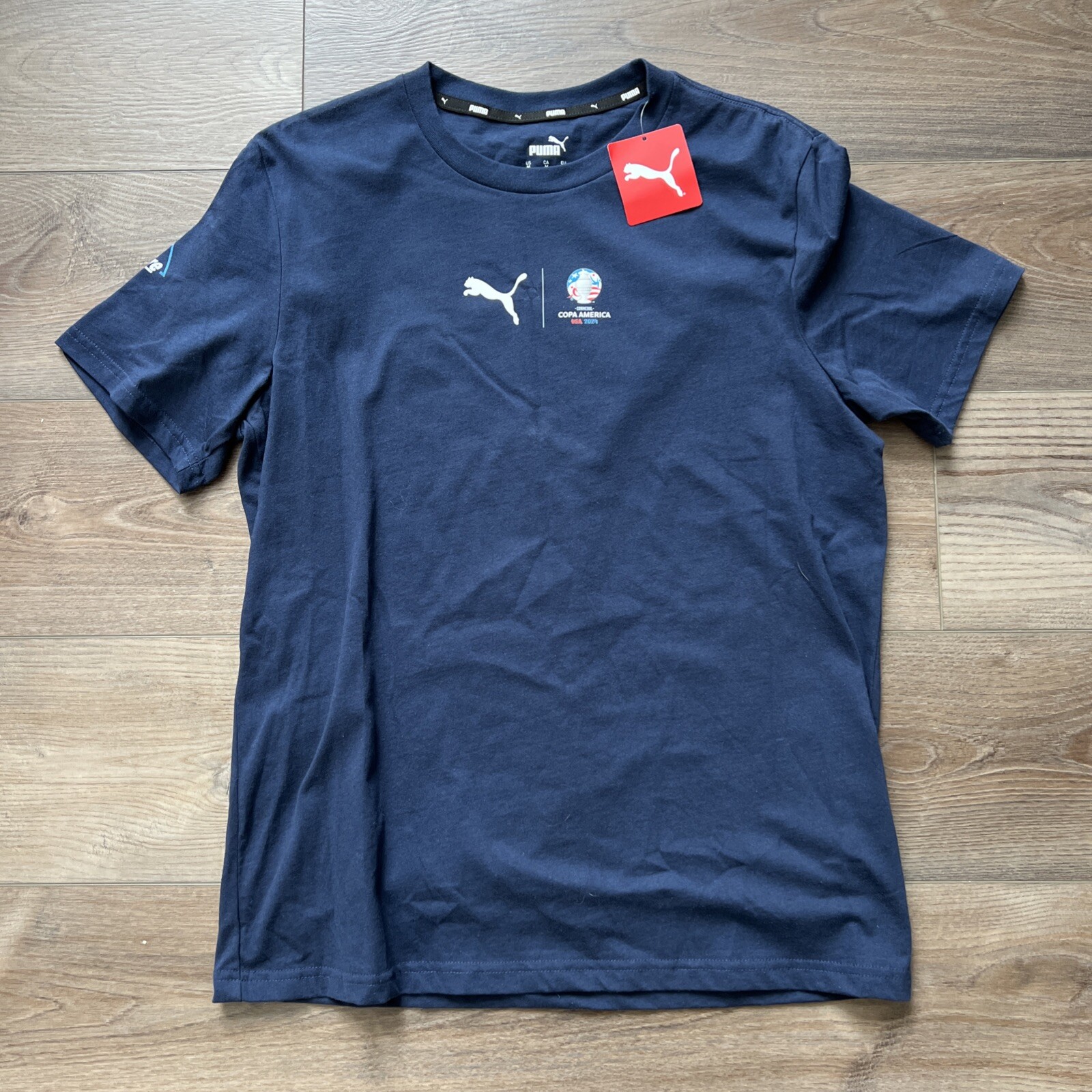 Mens Size Medium PUMA COPA America T-Shirt Team USA USMNT