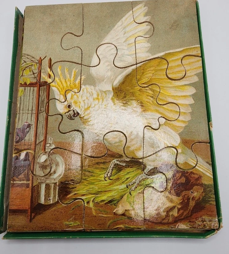 Antique Ernest Nister E.P. Dutton Little Pets' Puzzle Box. Bavaria 781   READ  - Image 4 of 4