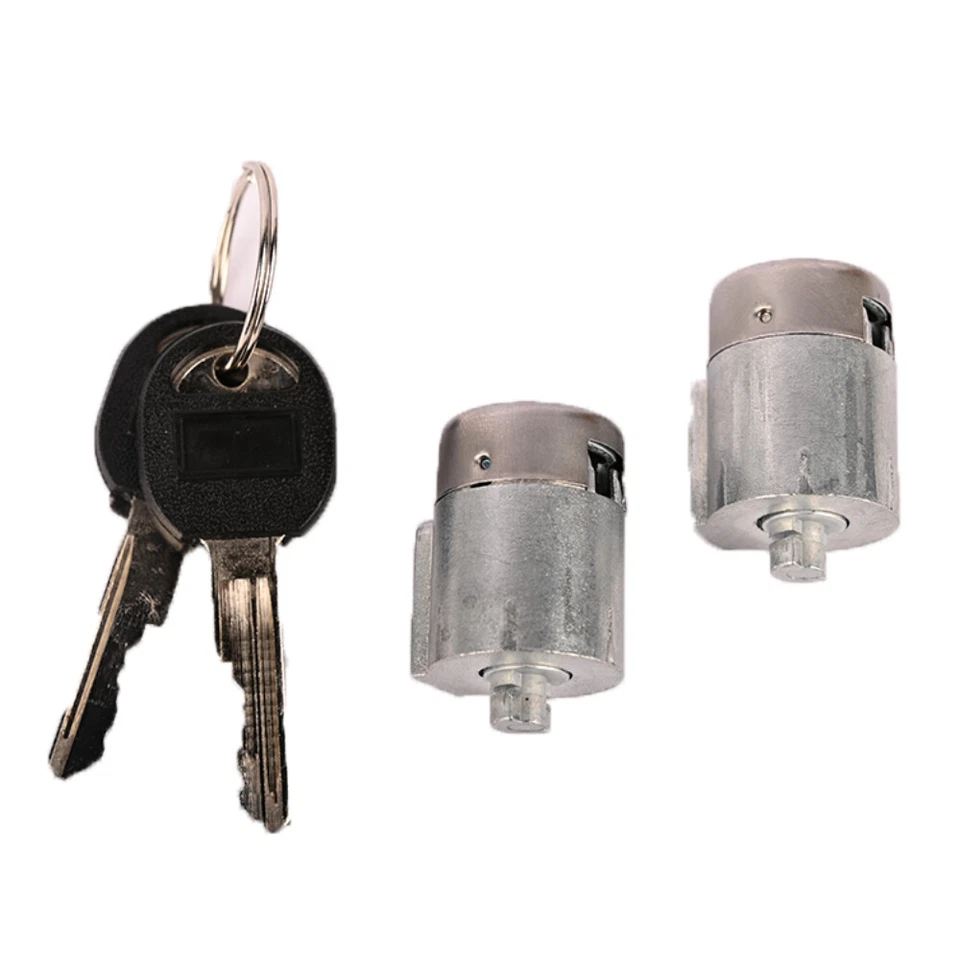 Juego de pares de cilindros de cerradura de puerta con llaves para GMC Chevy C1500 K1500 Tahoe Yukon Foto 4 de 4