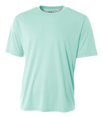 A4 Mens Dri-Fit Workout Running Cooling Performance Crew Jogging T-Shirt - N3142