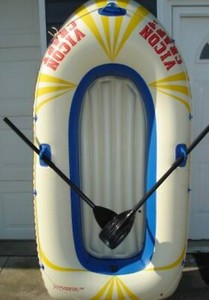 Inflatable Raft W/motor 